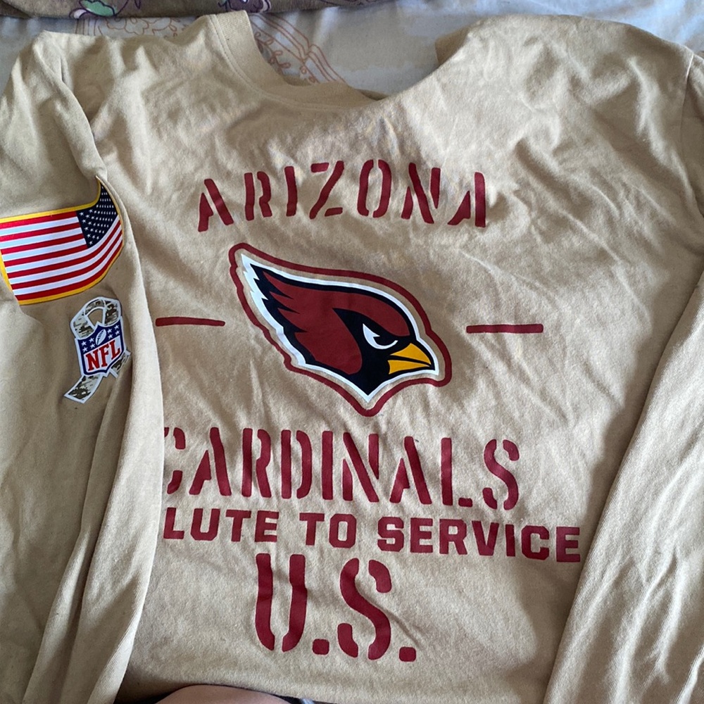 NIKE NFL Arizona Cardinals Salute to Service long sleeve tee 🏈🇺🇸